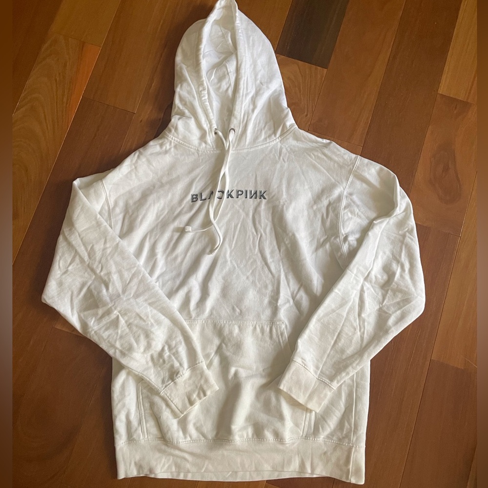 Official BLACKPINK Born Pink World Tour White Concert Hoodie Size Large